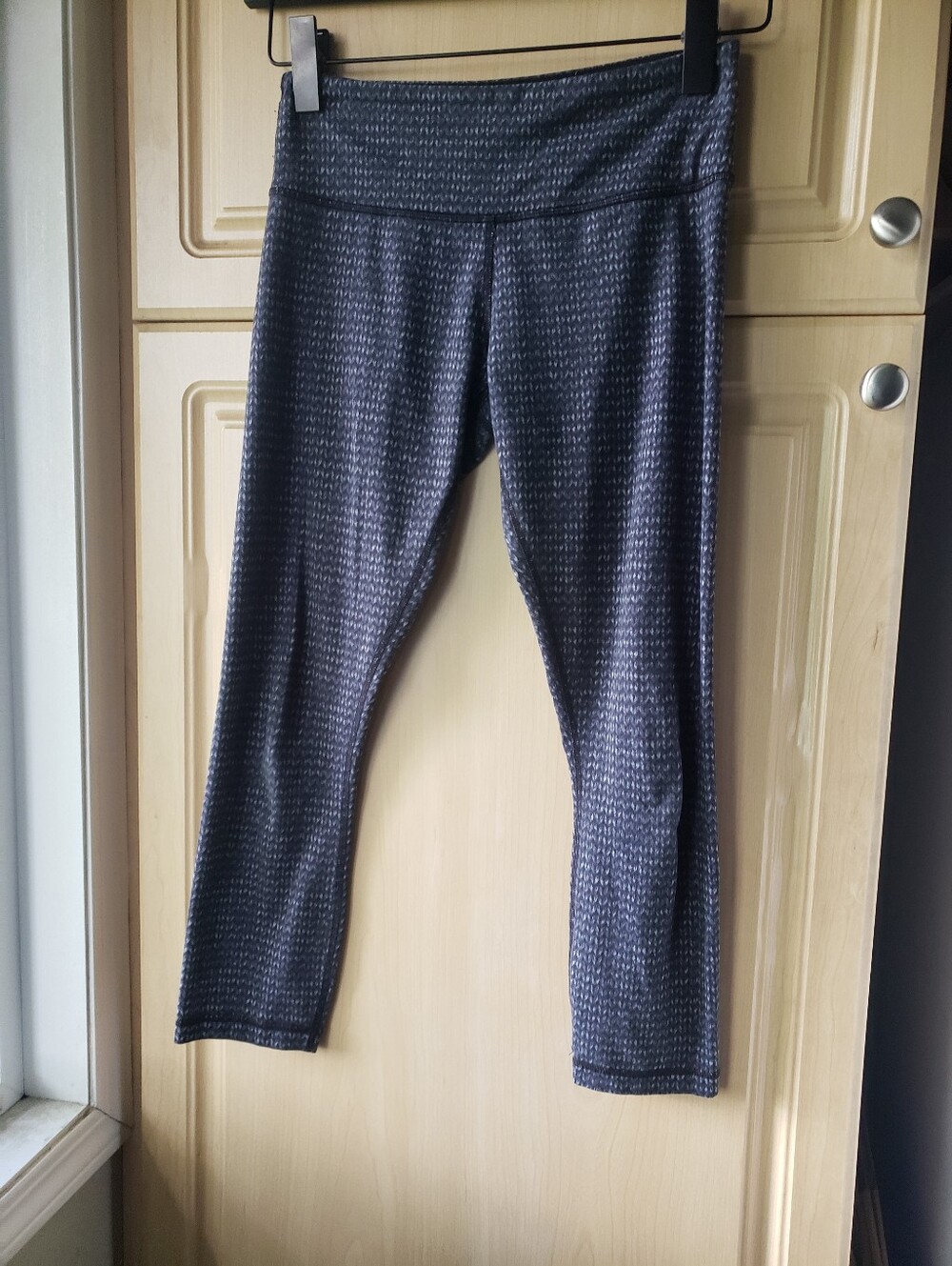 lululemon Wunder Under Gray Patterned Leggings